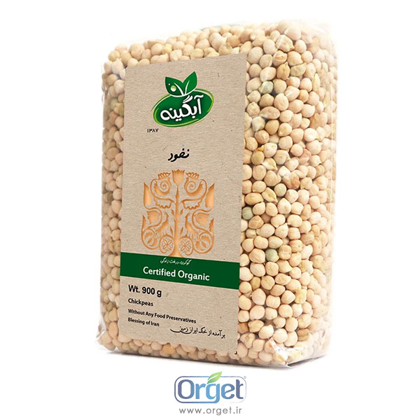 نخود 900 گرمی ارگانیک آبگینه