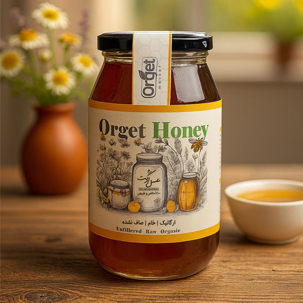 عسل کوهستان 900 گرم ارگانیک ارگت