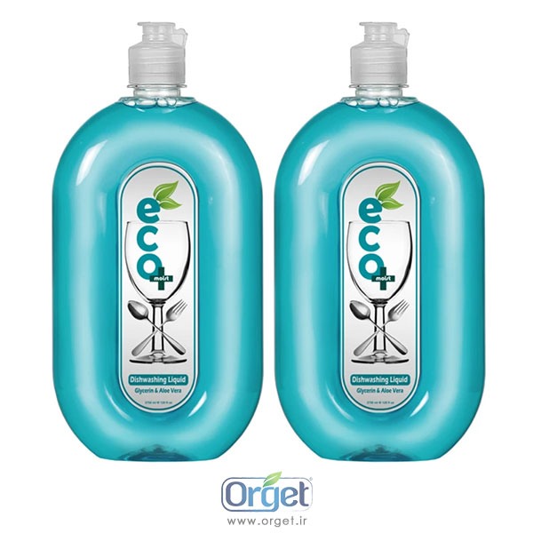 مایع ظرفشویی آبی 750 سی سی اکو