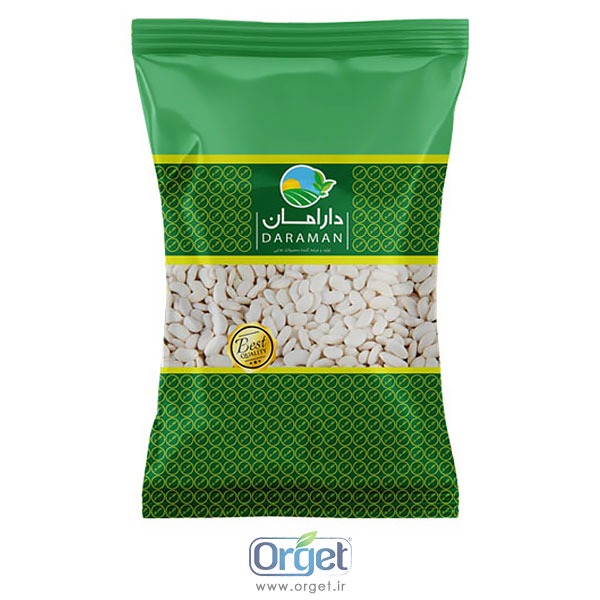 لوبیا سفید ارگانیک 900 گرمی دارامان لوبیا سفید ارگانیک 900 گرمی دارامان