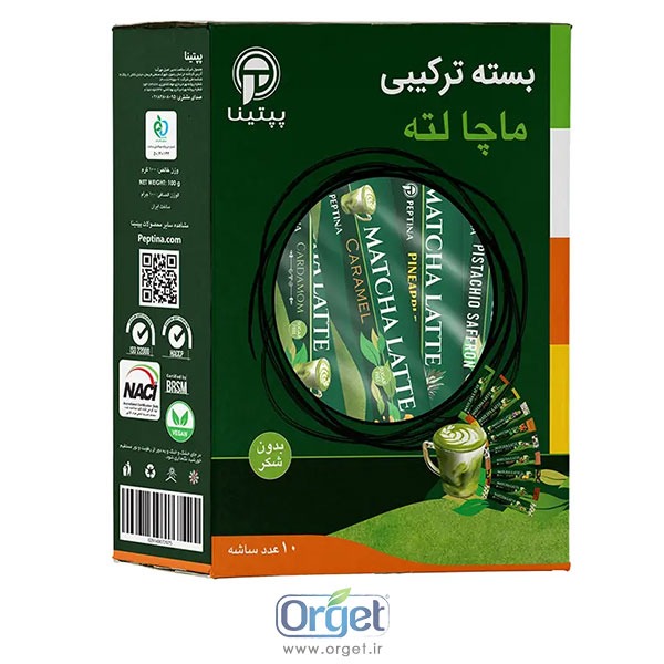 بسته ترکیبی ماچا لته ساشه 10 عددی پپتینا