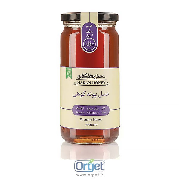 عسل پونه کوهی 600 گرمی هاکان
