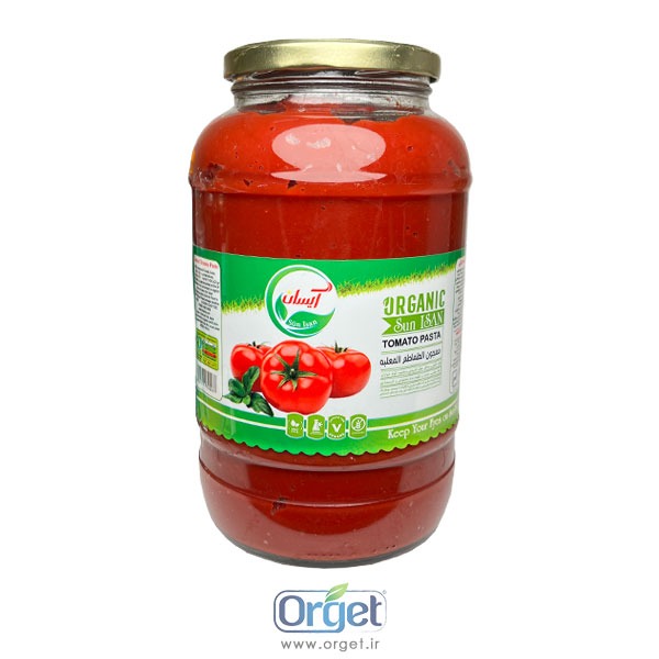 رب گوجه فرنگی ارگانیک 1500 گرمی آیسان