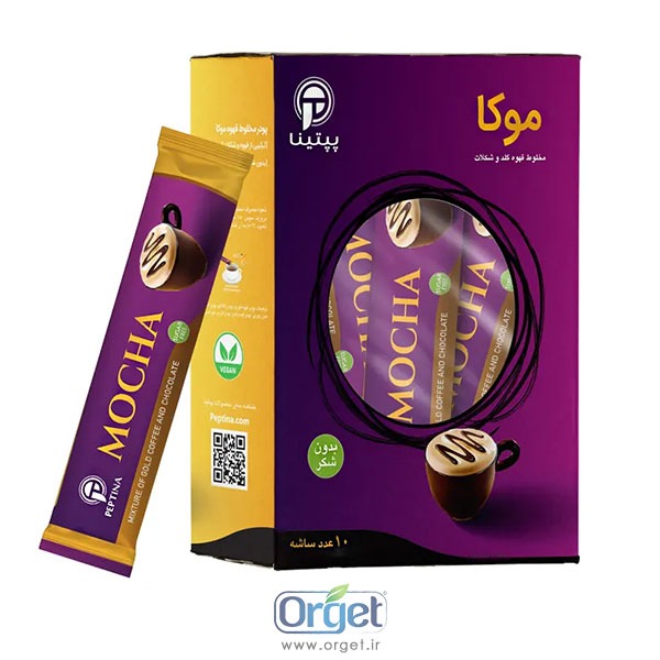 موکا مخلوط قهوه گلد و شکلات ساشه 10 عددی پپتینا