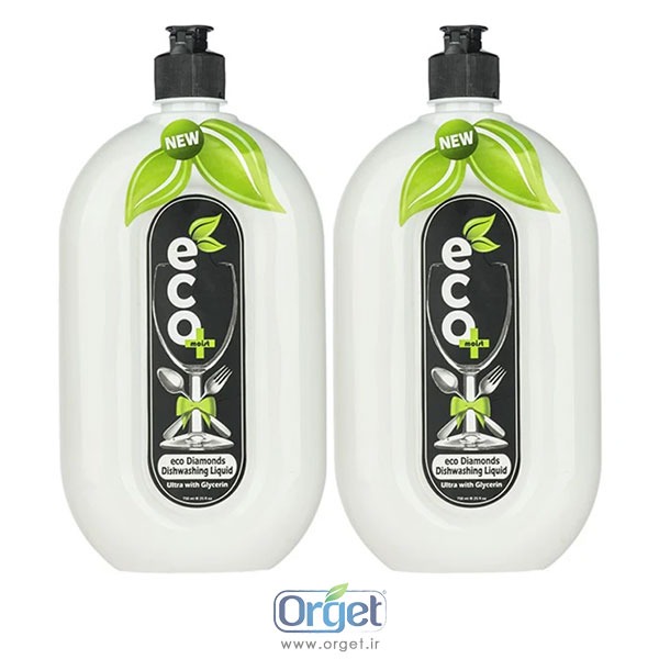 مایع ظرفشویی 750 سی سی الماس اکو مایع ظرفشویی 750 سی سی الماس اکو