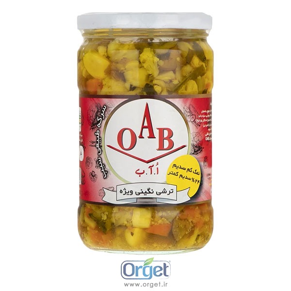 ترشی نگینی ویژه او آ ب ترشی نگینی ویژه او آ ب