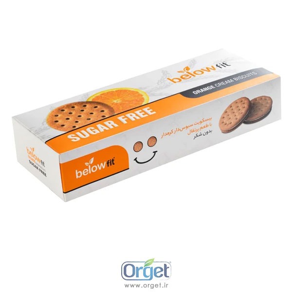 بیسکوئیت سبوس دار کرمدار پرتقالی بیلو