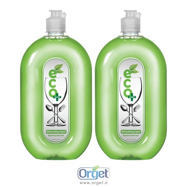 مایع ظرفشویی 750 سی سی سبز اکو مایع ظرفشویی 750 سی سی سبز اکو
