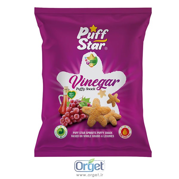 اسنک سرکه ای چهار جوانه پف استار