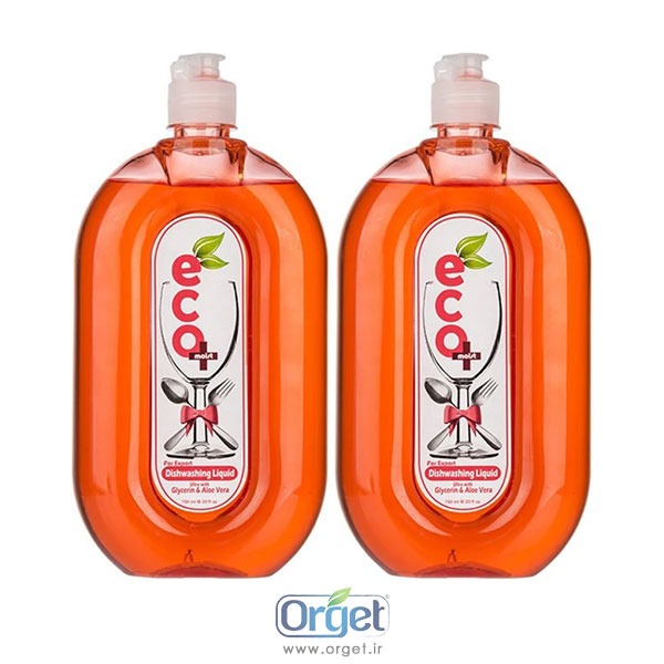 مایع ظرفشویی قرمز 750 سی سی اکو  مایع ظرفشویی قرمز 750 سی سی اکو