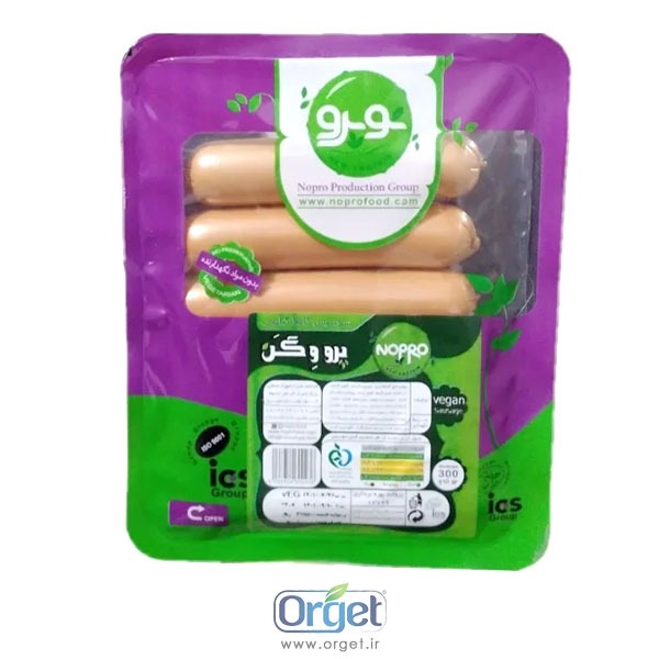 سوسیس پرو وگن نوپرو سوسیس پرو وگن نوپرو