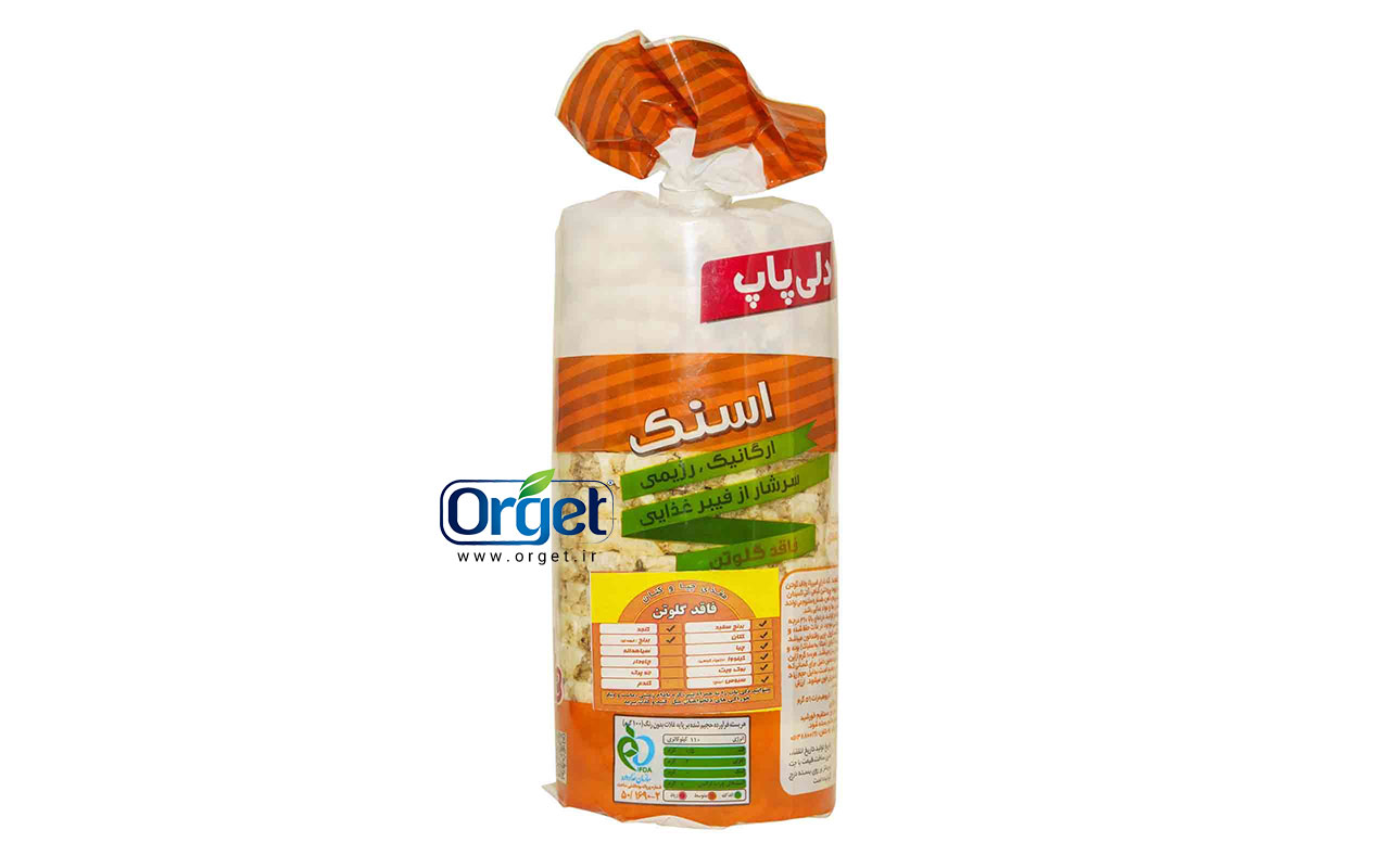 اسنک چیا و کتان بدون گلوتن دلی پاپ