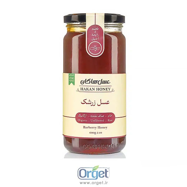 عسل زرشک 600 گرمی هاکان