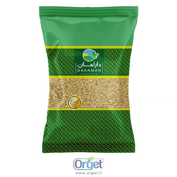 جو پوست کنده ارگانیک دارامان