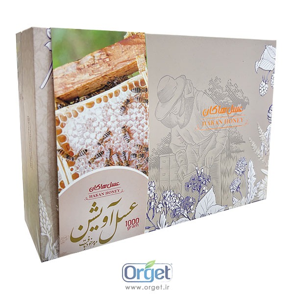 عسل آویشن ممتاز موم دار 1000 گرم هاکان