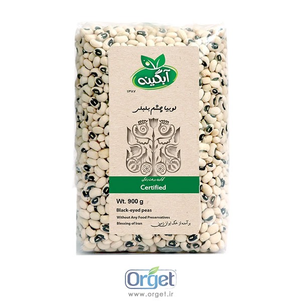 لوبیا چشم بلبلی آبگینه