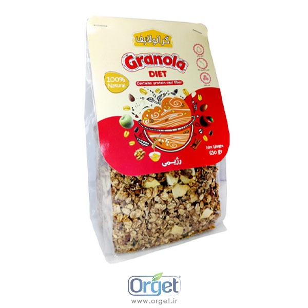 گرانولا 650 گرمی رژیمی وگان ویگر