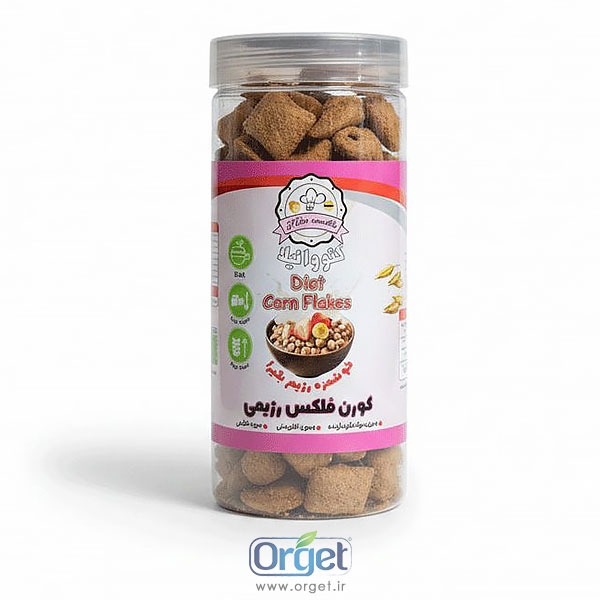 کورن فلکس رژیمی کتووانیلا