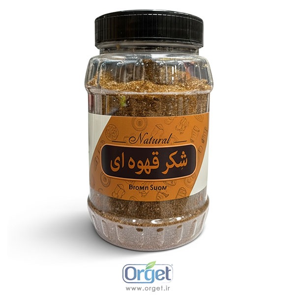 شکر قهوه ای 500 گرمی ارگت