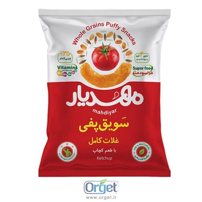 سویق پفی غلات کامل کچاب مهدیار
