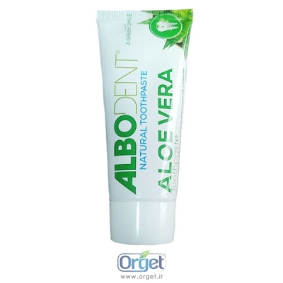 خمیردندان حاوی ژل آلوئه ورا 75 گرم آلبودنت