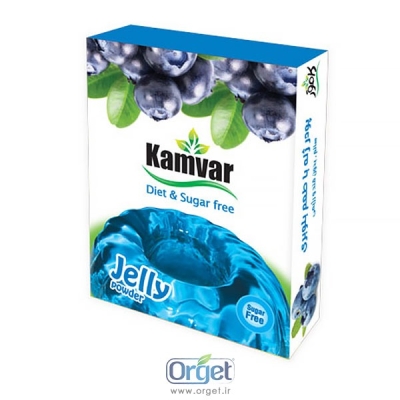 پودر ژله با طعم بلوبری