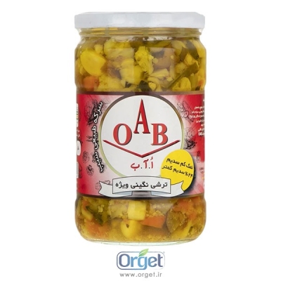 ترشی نگینی ویژه او آ ب