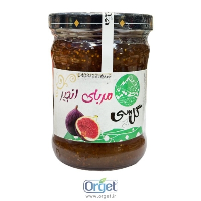 مربای عسلی انجیر 300 گرمی گل سی