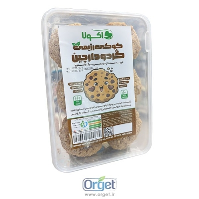 کوکی جو دو سر گردو و دارچین 12 عددی