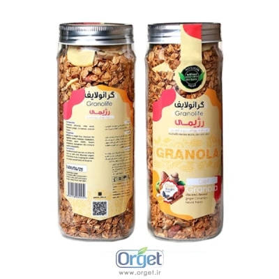 گرانولا رژیمی سیب و دارچین گرانولایف