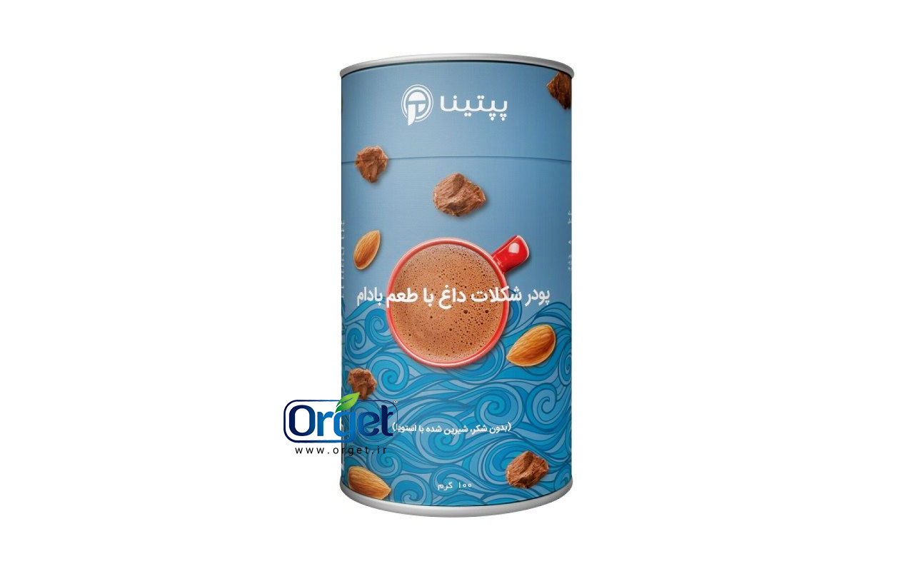 پودر شکلات داغ با طعم بادام 10 عددی پپتینا
