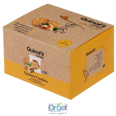 کوکی بادام زمینی کینوا کینو فیت