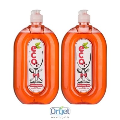 مایع ظرفشویی قرمز 750 سی سی اکو