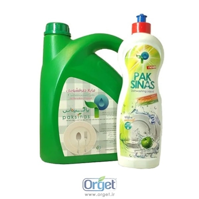 مایع ظرفشویی 4 لیتری  پاک سیناس