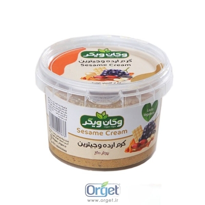 کرم ارده وجترین چهار مغز وگان ویگر