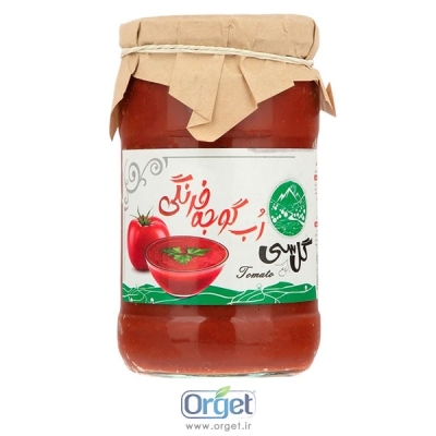 رب گوجه فرنگی 700 گرم ارگانیک گل سی