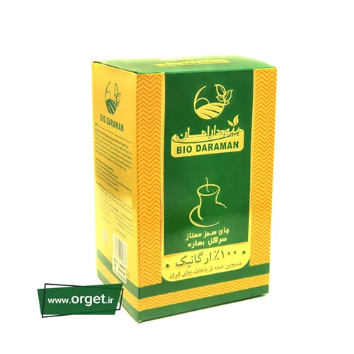 چای سبز قلم ارگانیک 250 گرمی دارامان